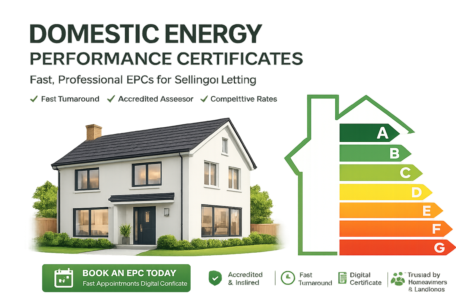 Domestic Energy Performance Certificate rating chart